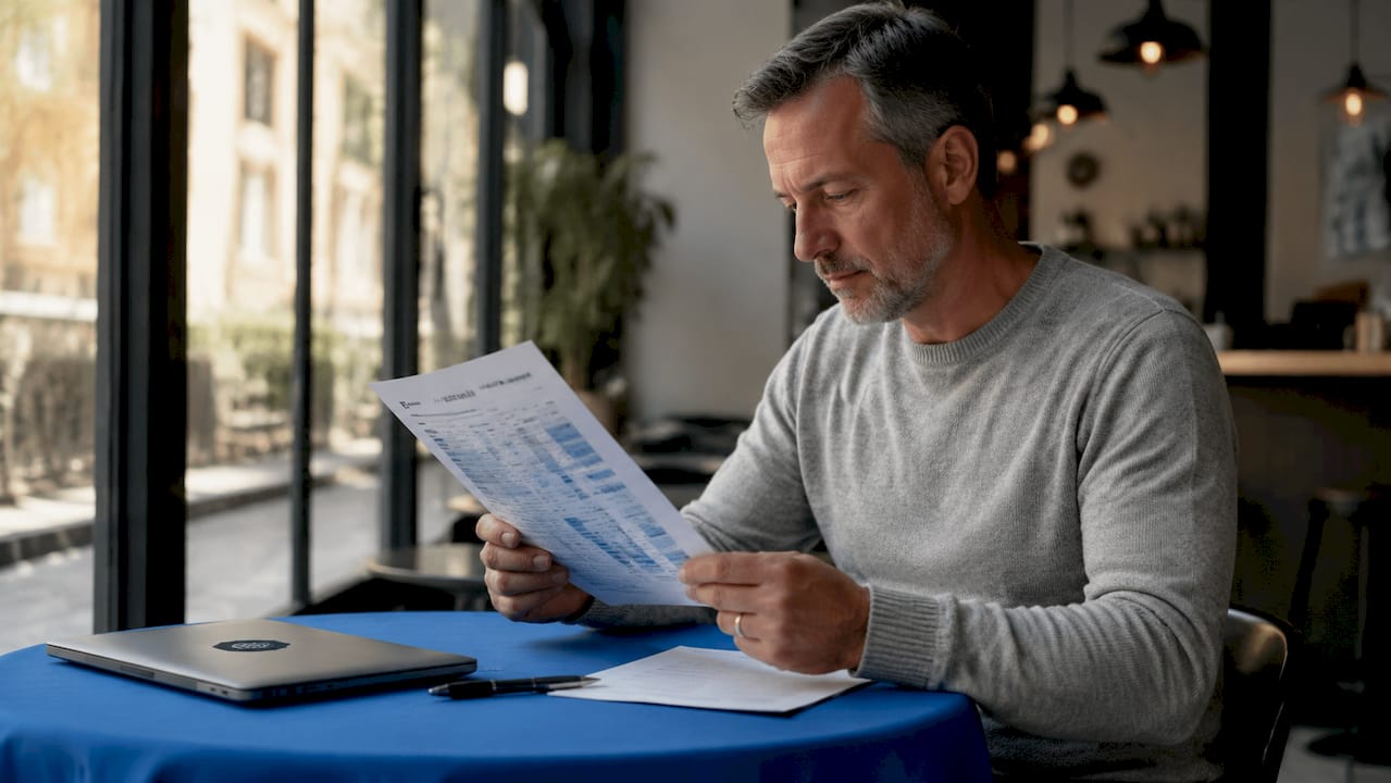 Hands reviewing SSL certificate comparison papers