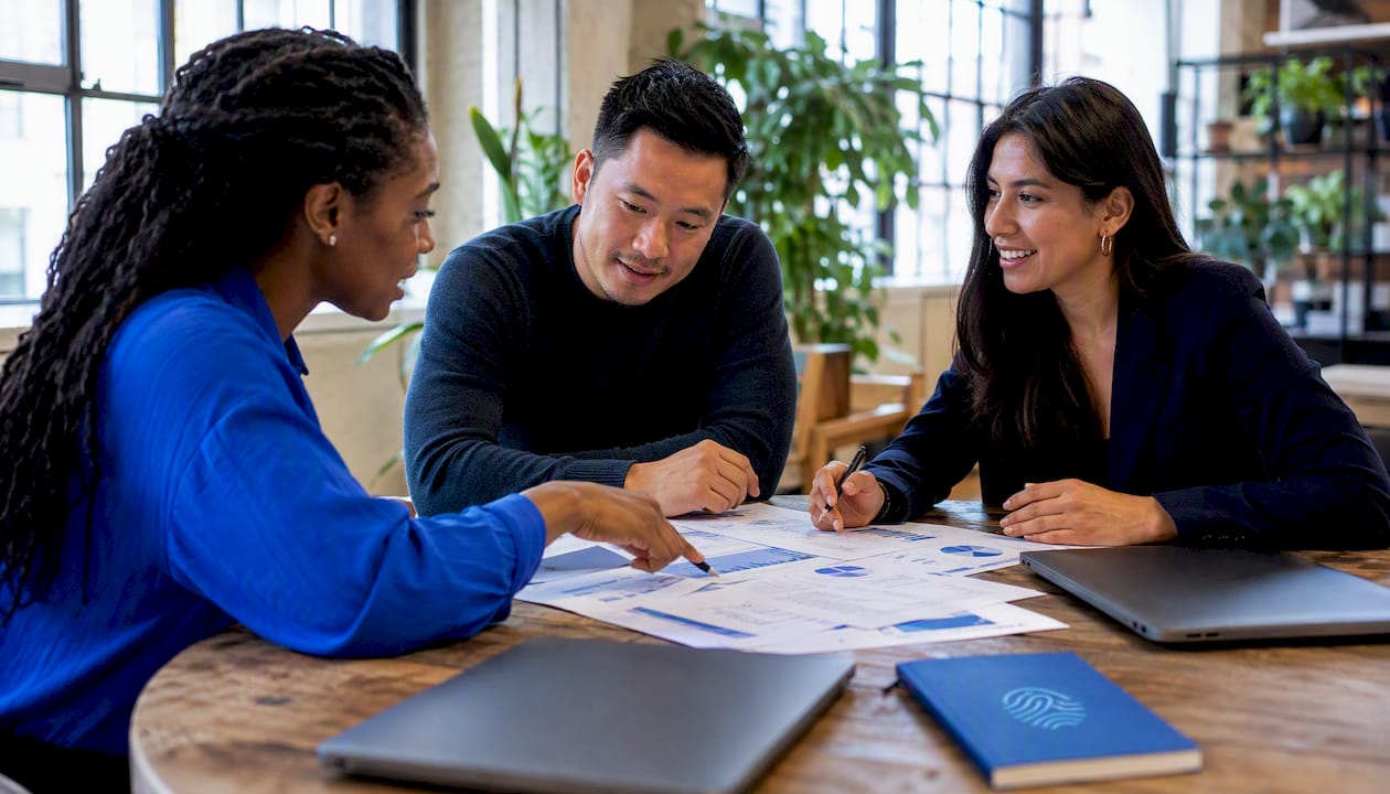 Team analyzing web hosting budget plans