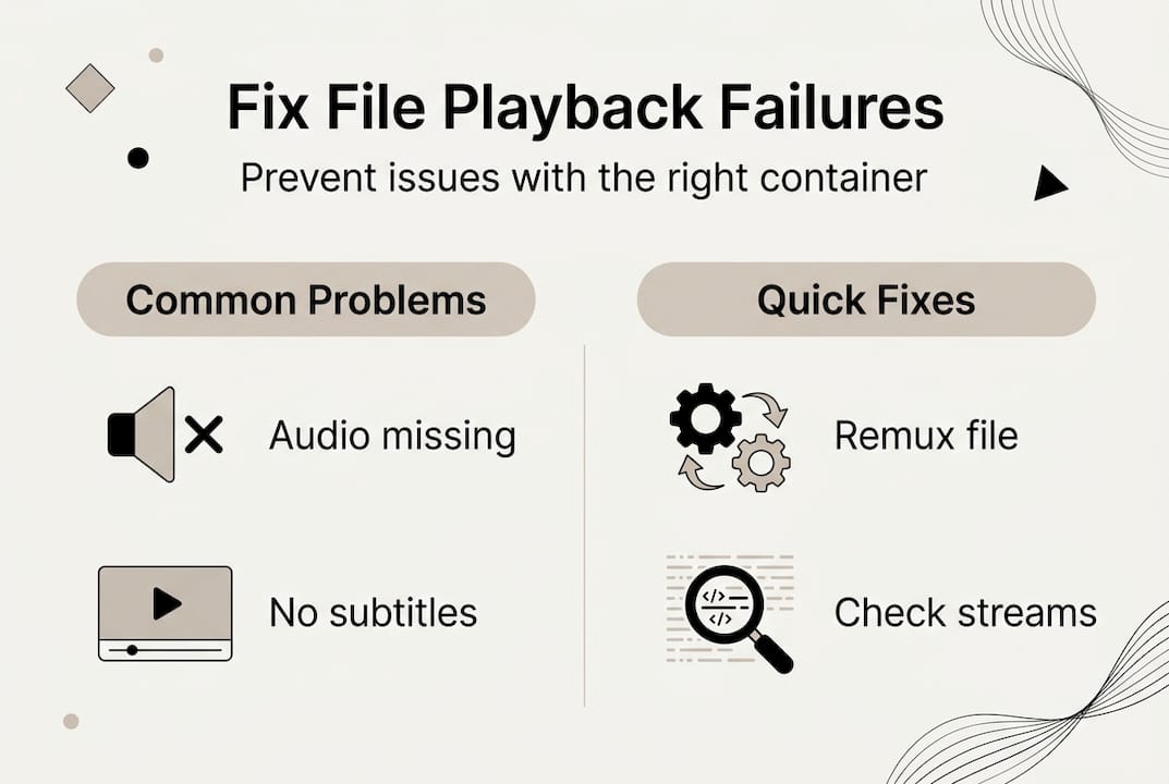 Infografica che mostra fallimenti di riproduzione e soluzioni