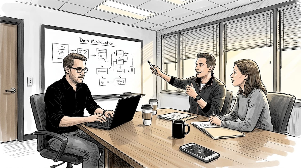 Privacy engineers discussing controls and strategies
