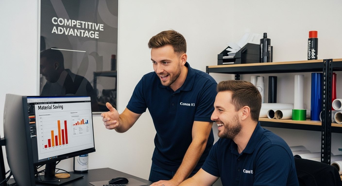 cost savings competitive advantage auto shop