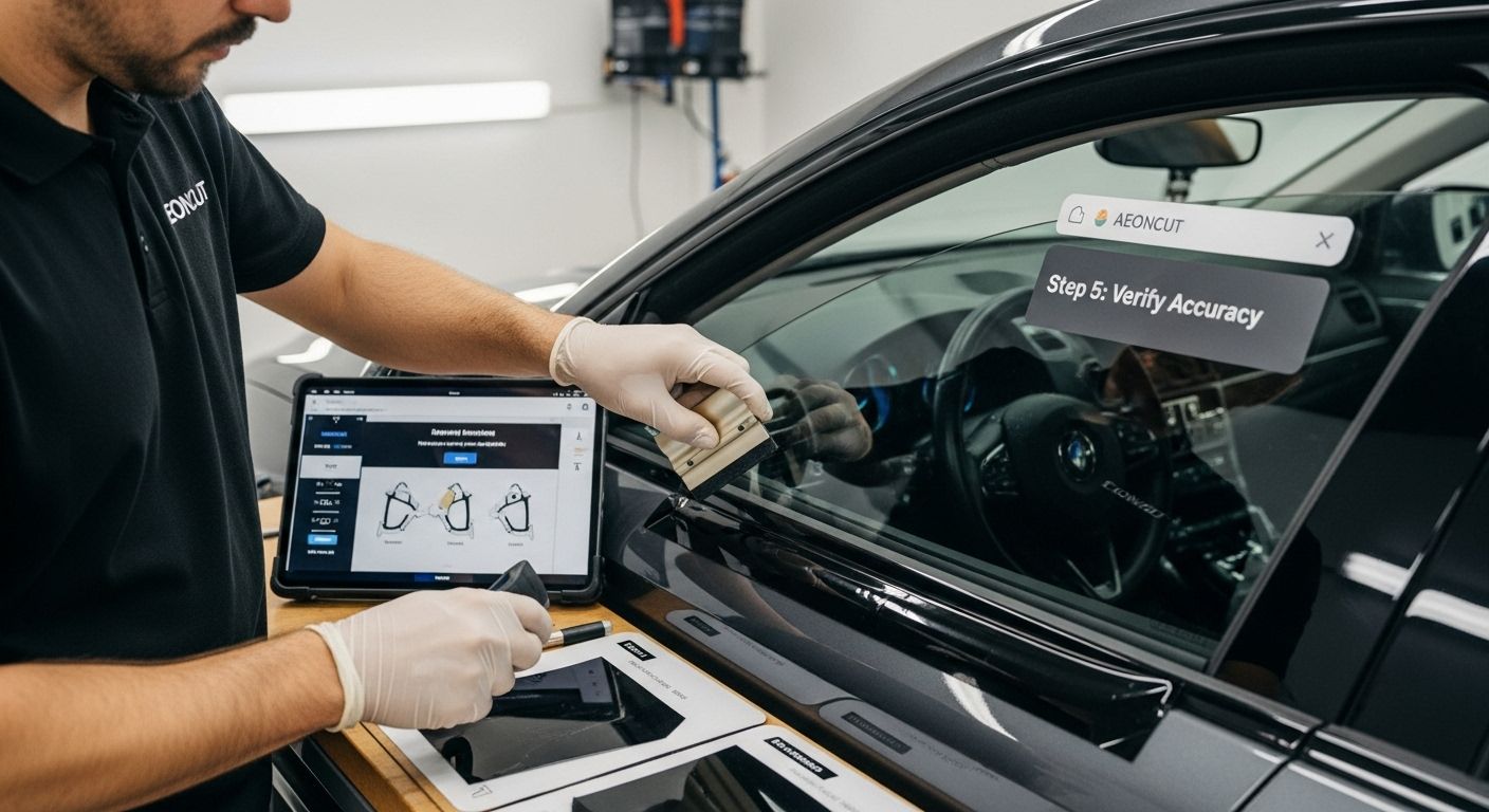 window tint test fitting