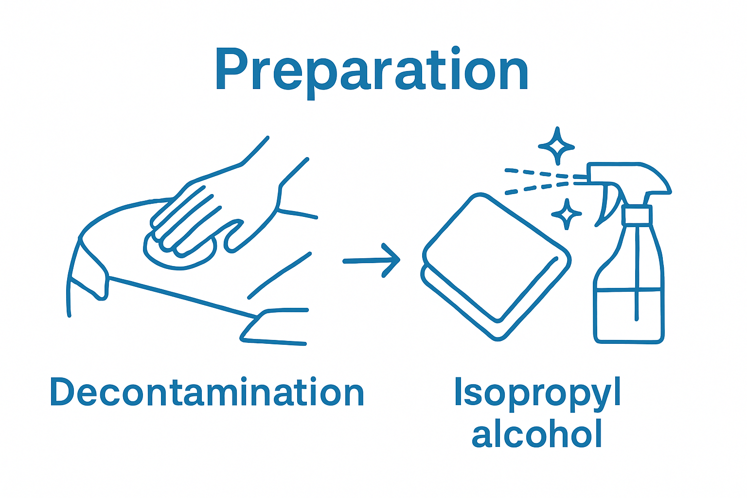 Infographic: clay bar and alcohol wipe process for car cleaning