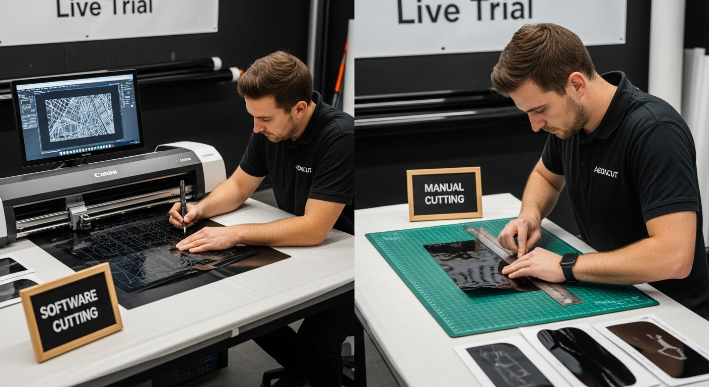 live trial tint comparison