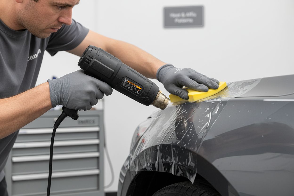 heat gun film application