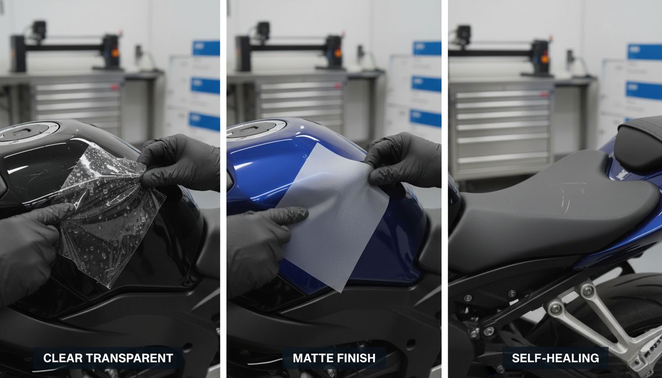 motorcycle ppf types