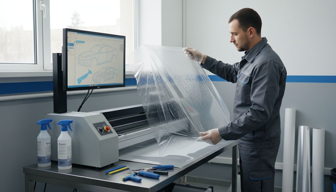 paint protection film installation