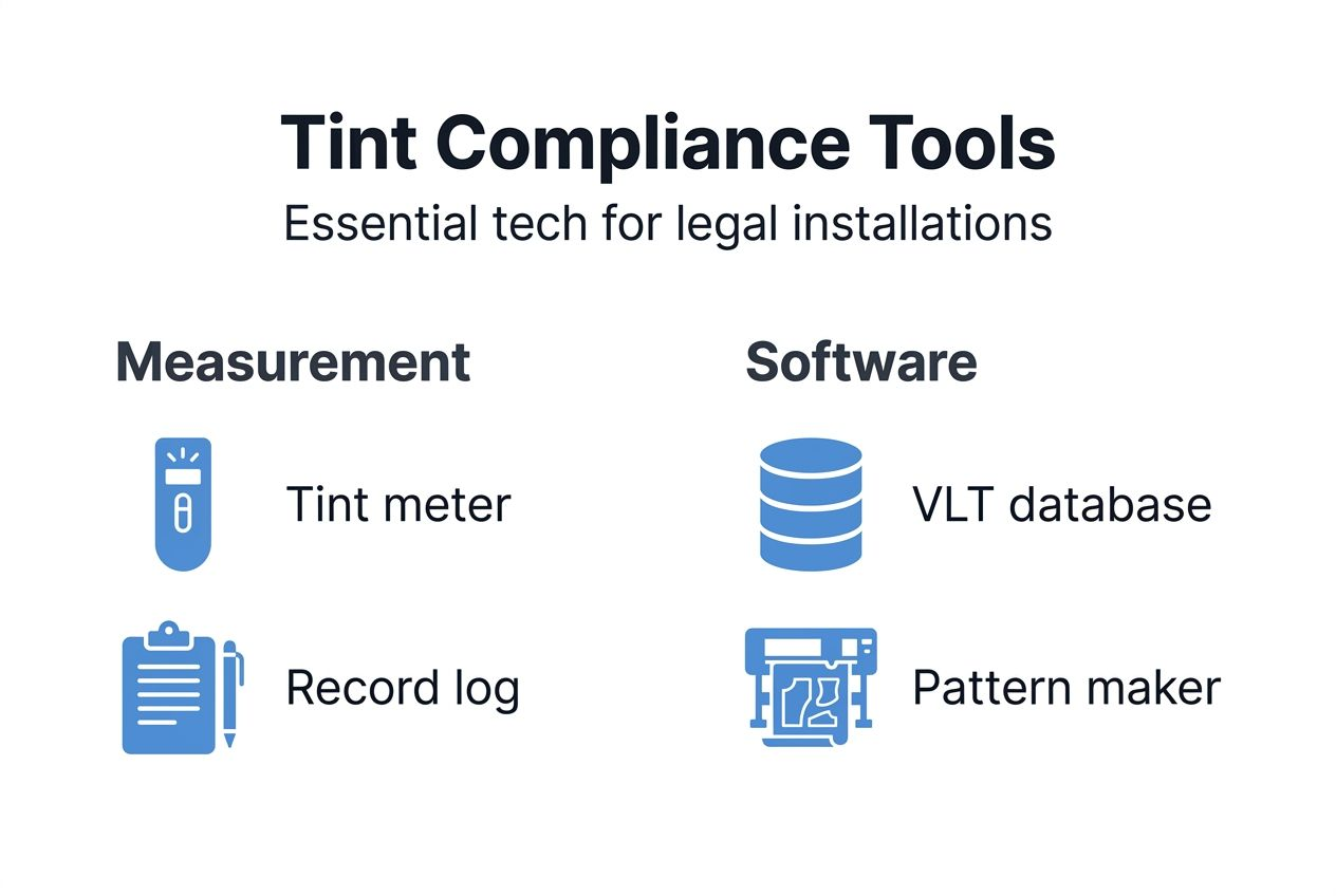 Infographic shows compliance tools for installers
