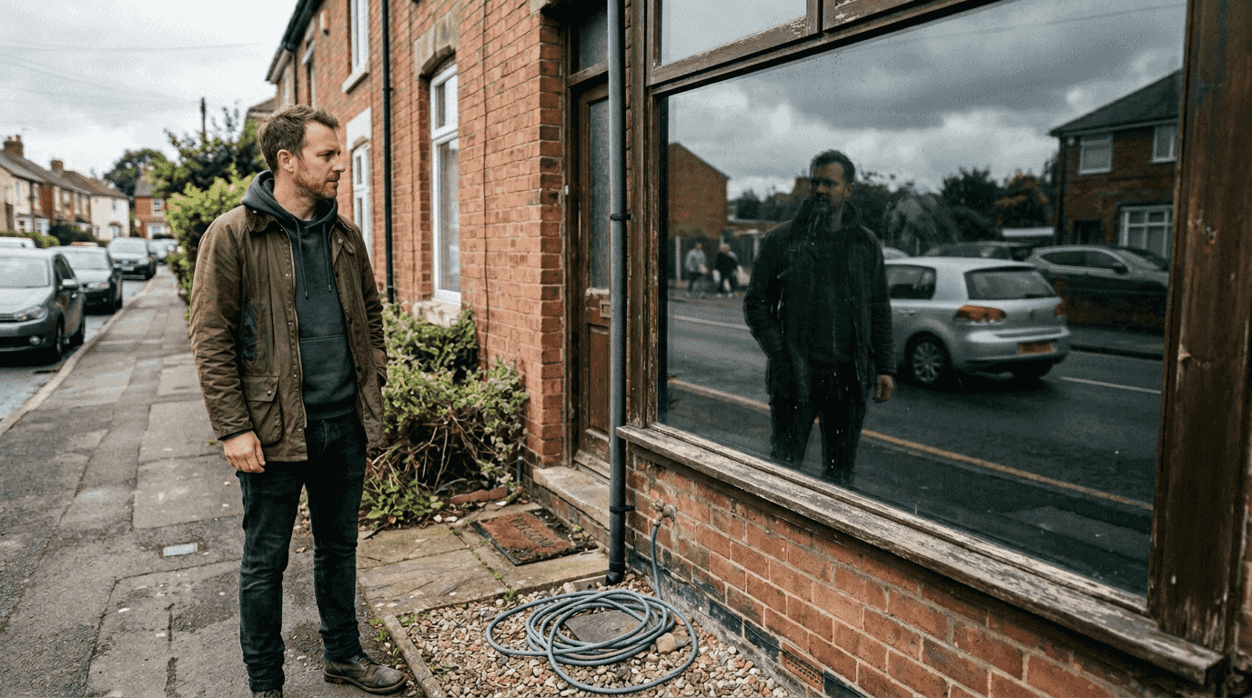 Daytime view of reflective window tint effect