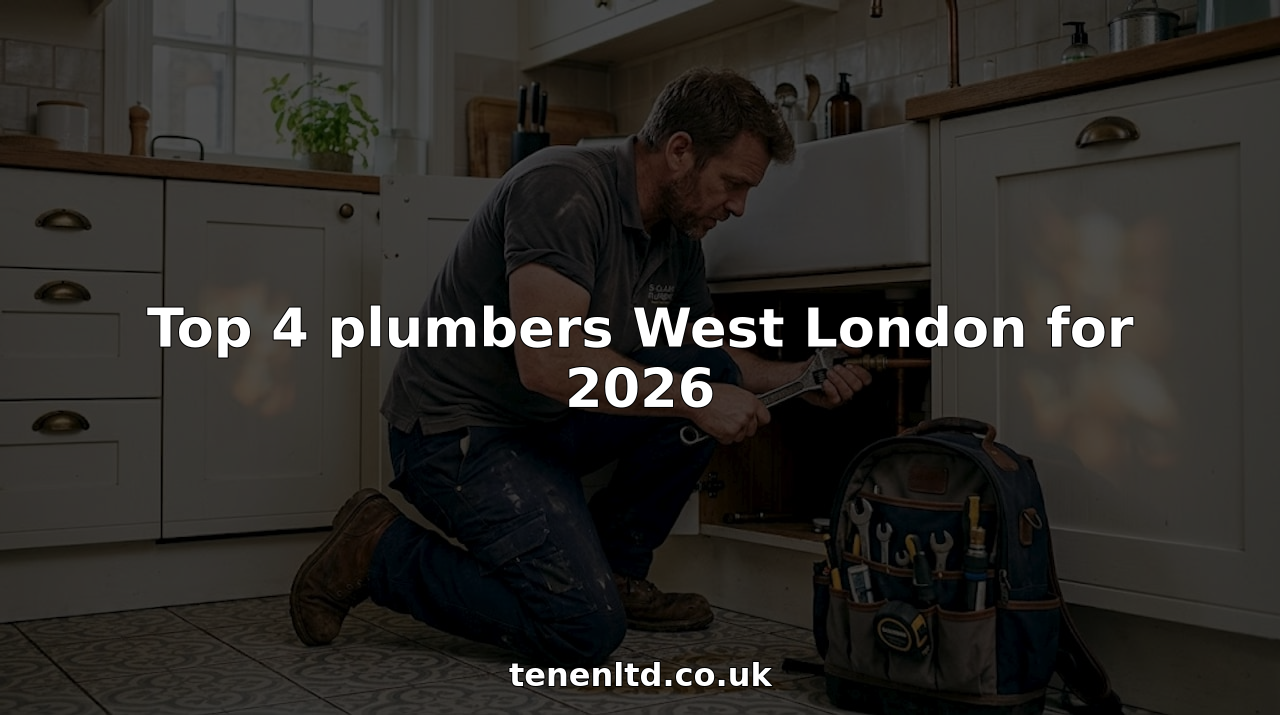 Plumber repairing pipe under kitchen sink