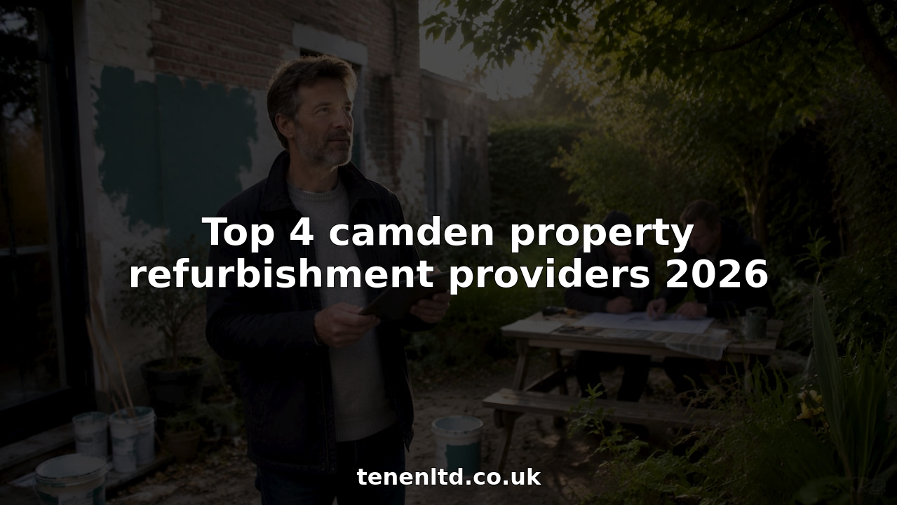 Project manager reviewing refurbishment in Camden house