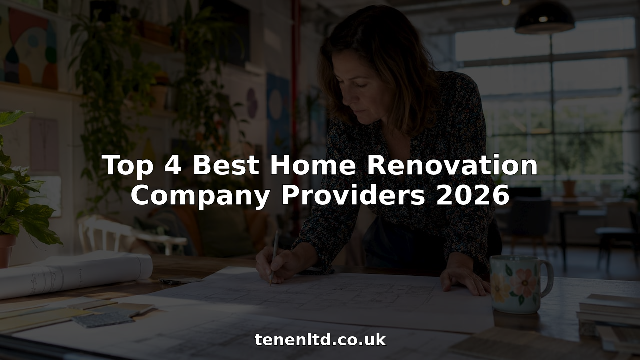 Architect reviewing home renovation plans