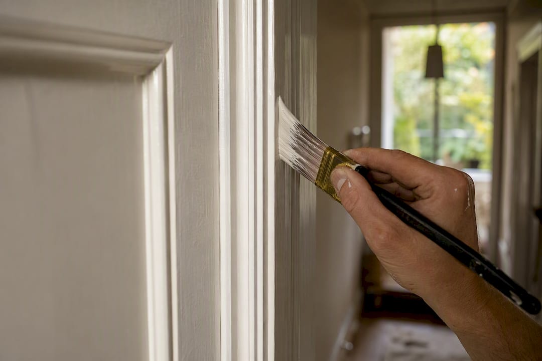 Brush tip lifting from door trim edge