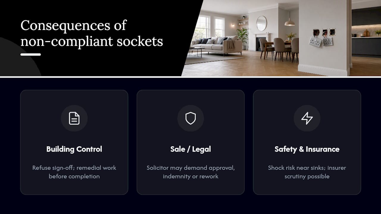 What happens if socket heights don't meet regulations? — overview diagram