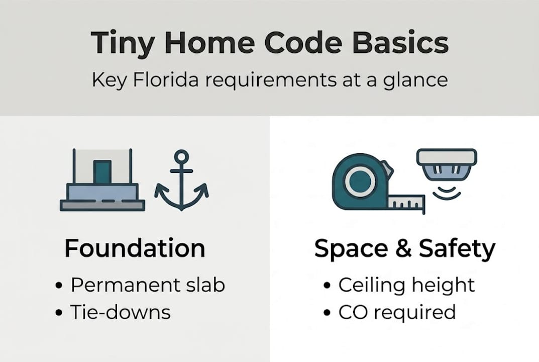How to meet Florida building codes for tiny homes