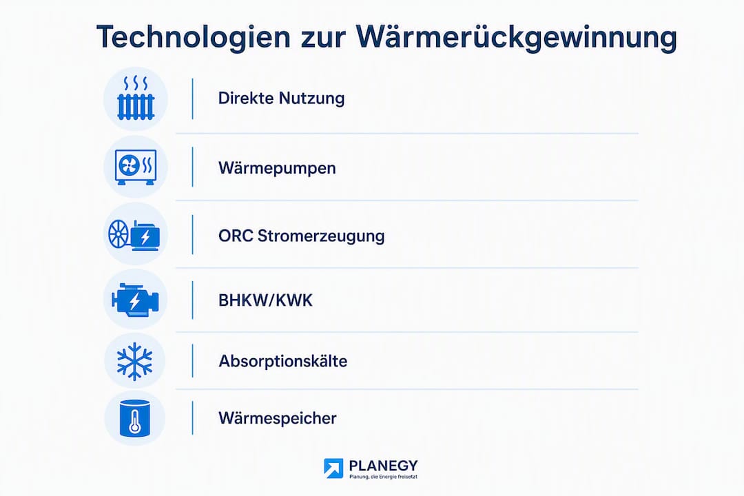 Übersicht moderner Verfahren zur Wärmerückgewinnung
