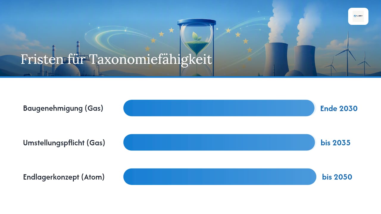 Welche Gas- und Kernenergie-Anlagen gelten als taxonomiefähig? — overview diagram