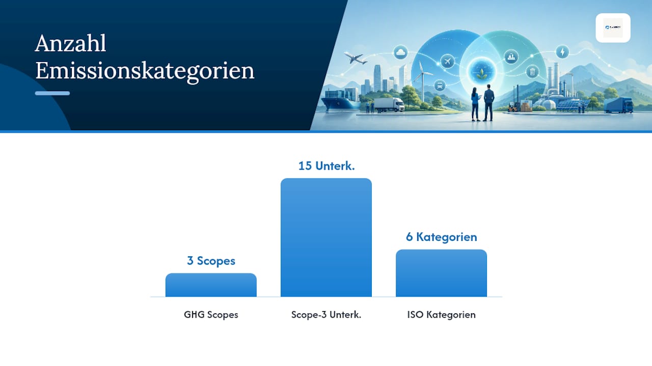 GHG Protocol vs. ISO 14064: Die wichtigsten Unterschiede im Überblick — overview diagram