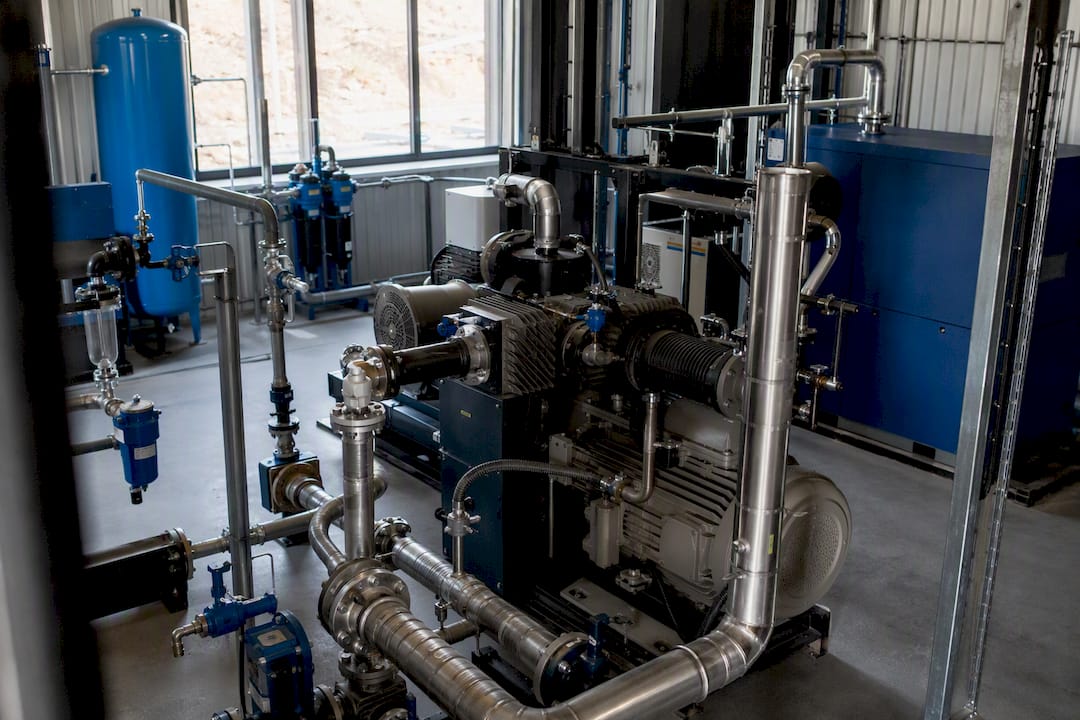 Drehzahlgeregeltes Kompressorsystem in einer Industrieanlage