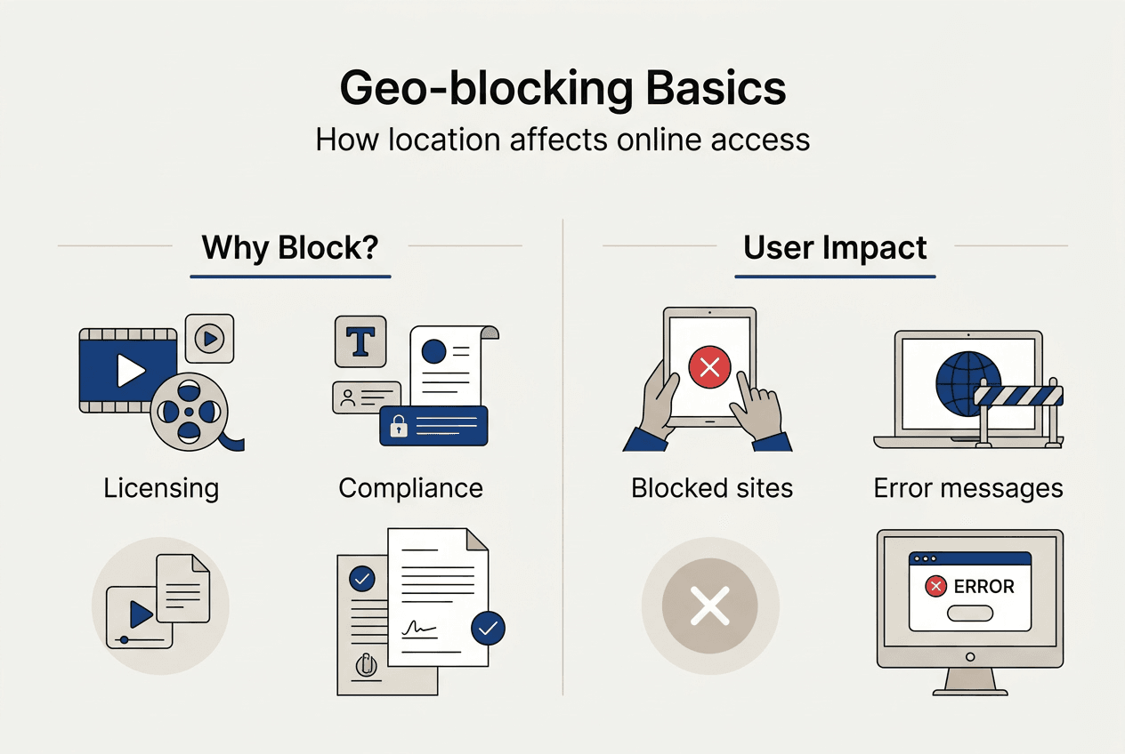 Infographic explains geo-blocking causes and effects