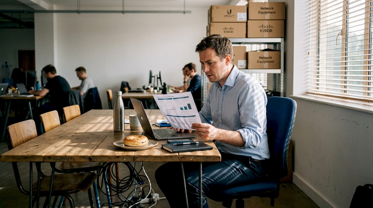 IT professional comparing IP geolocation methods