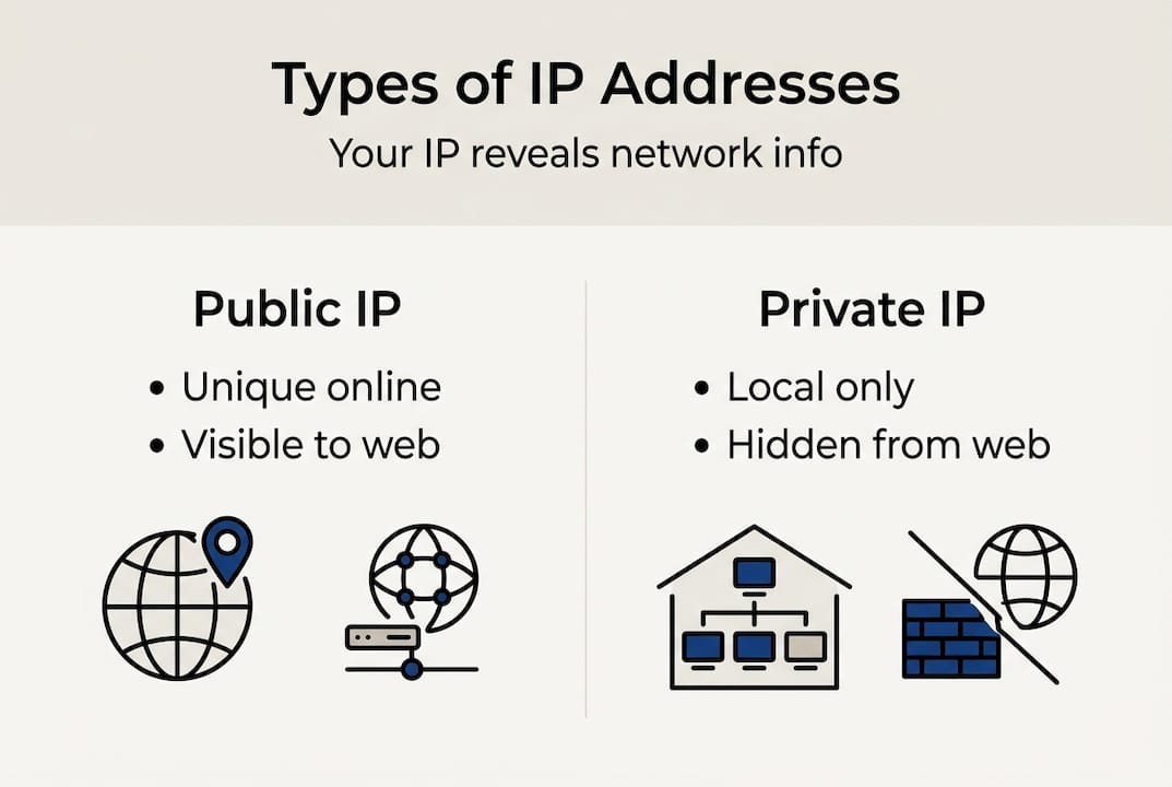 Infographic explains public vs. private IP