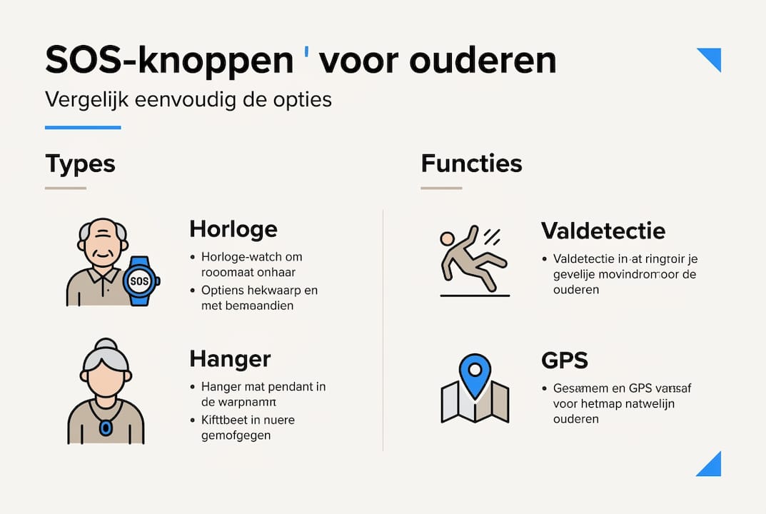 Infographic: een helder overzicht van de verschillende SOS-knoppen en hun functies