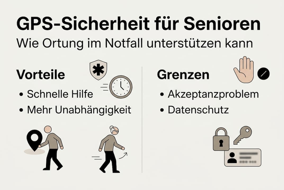 Infografik: Chancen und Grenzen der GPS-Ortung im Überblick