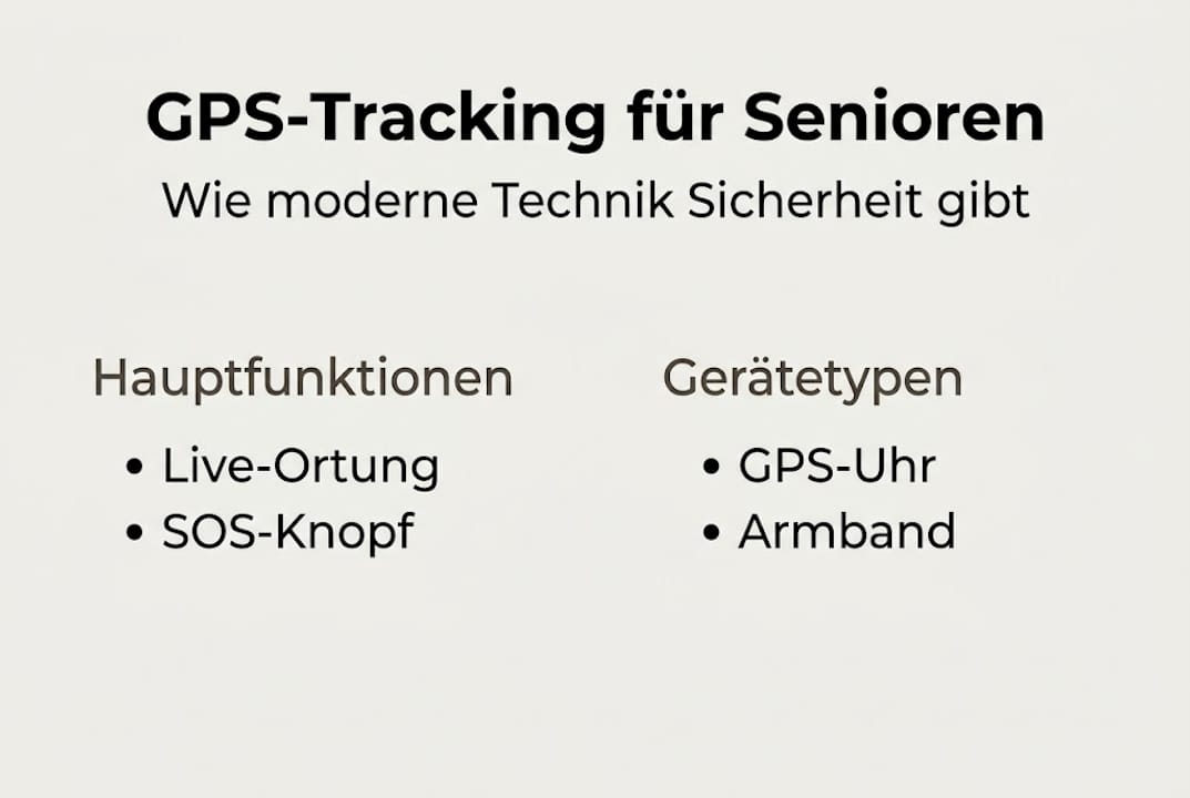 Übersicht: GPS-Funktionen und verschiedene Gerätetypen im Vergleich