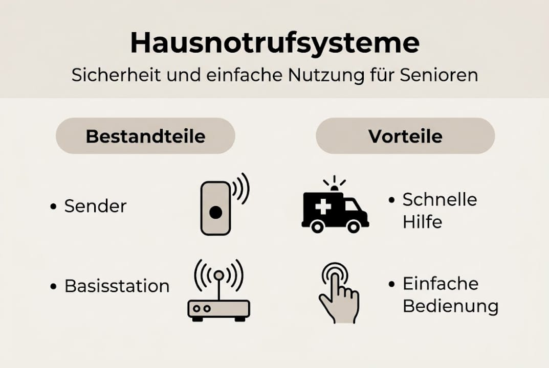 Übersicht: Hausnotruf – Funktionen und Vorteile auf einen Blick