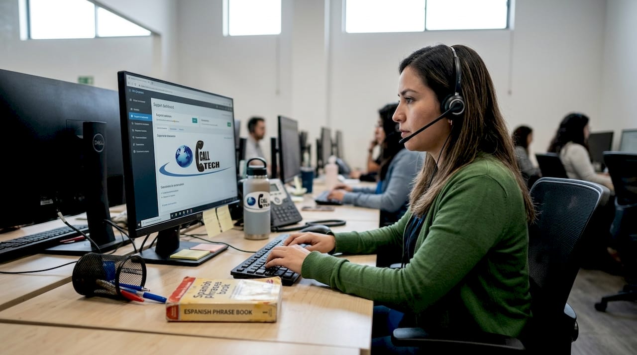 Agent provides support in customer’s language