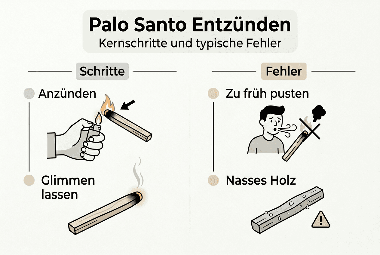 Übersicht: Anleitung und typische Fehler beim Umgang mit Palo Santo