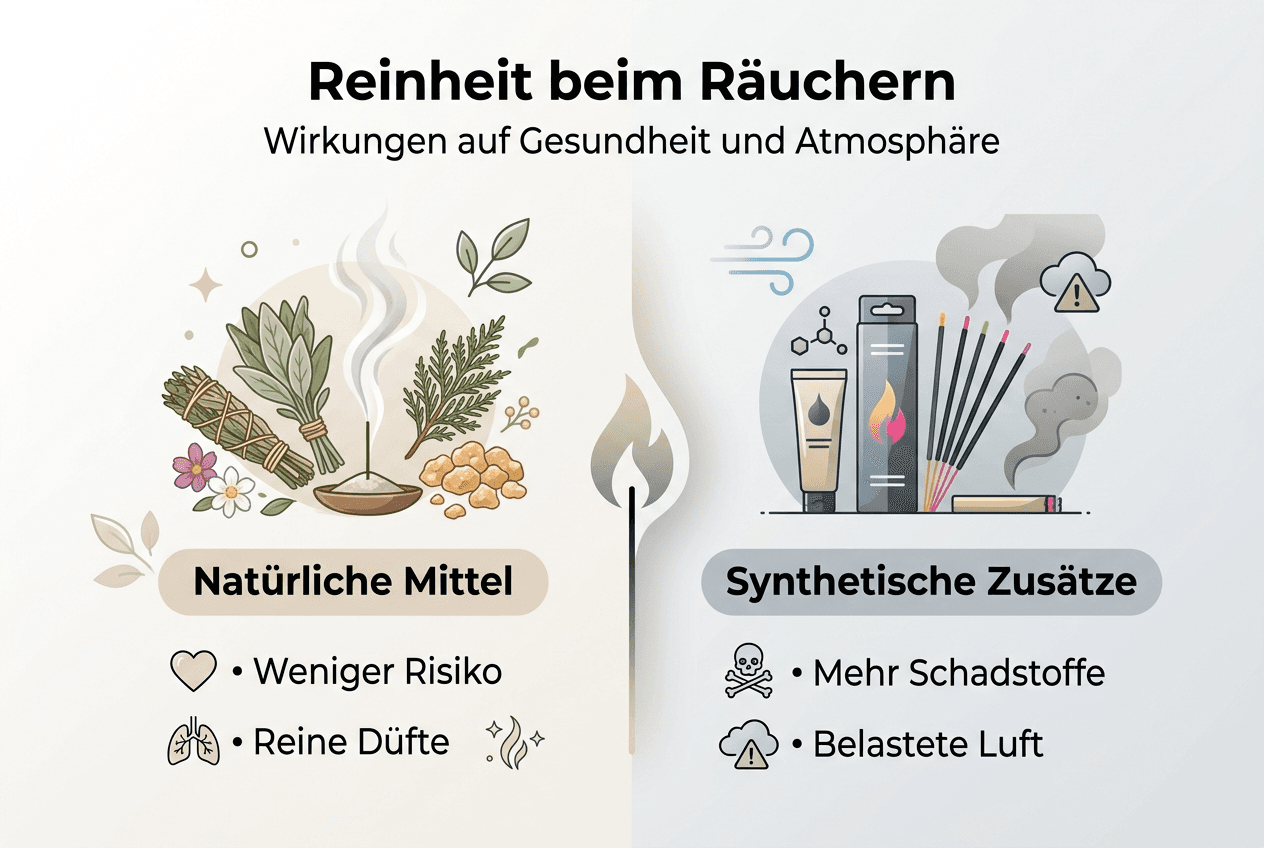 Infografik: Sauberkeit und Gesundheit beim Räuchern – Wie wirkt sich das Räuchern auf unser Wohlbefinden aus?