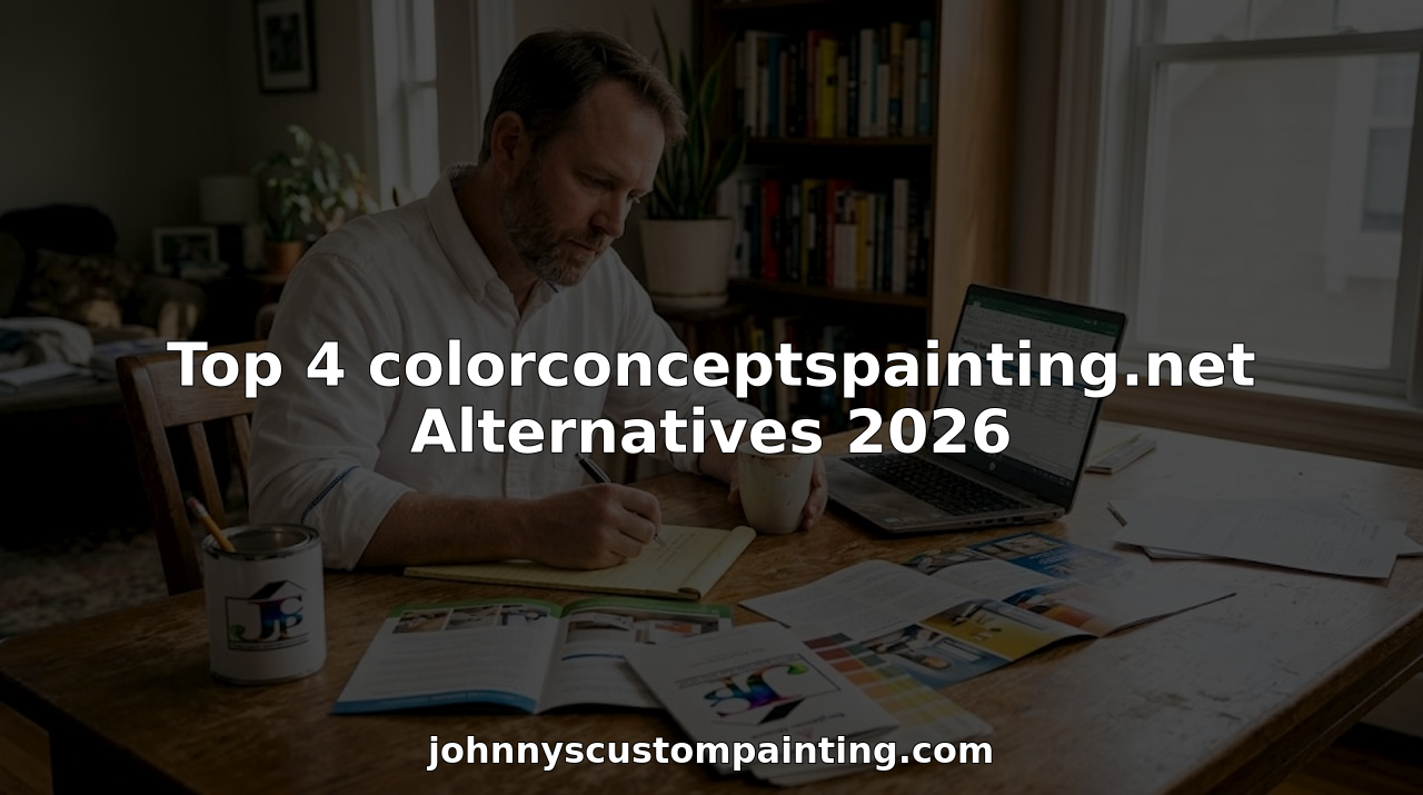 Project manager comparing painting contractor options