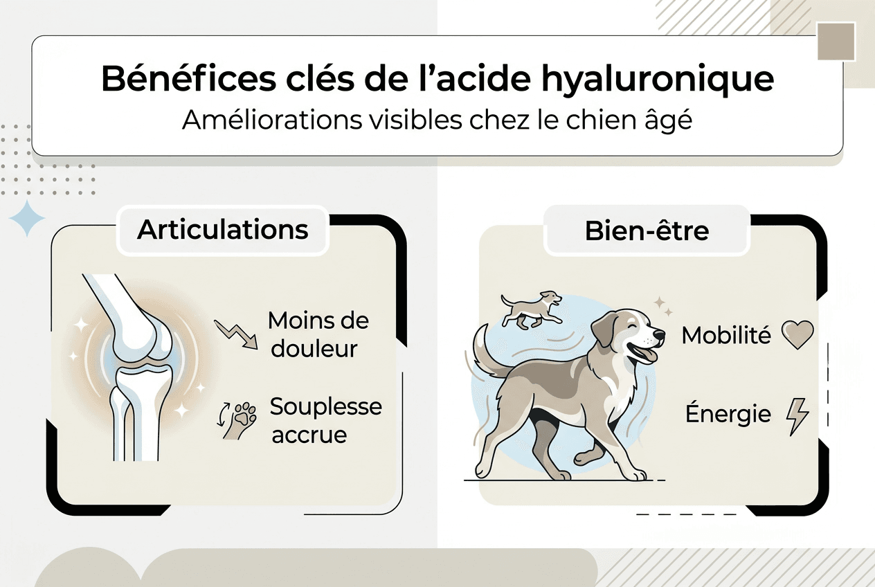 Tout savoir sur les bienfaits pour les articulations de votre chien en un coup d’œil
