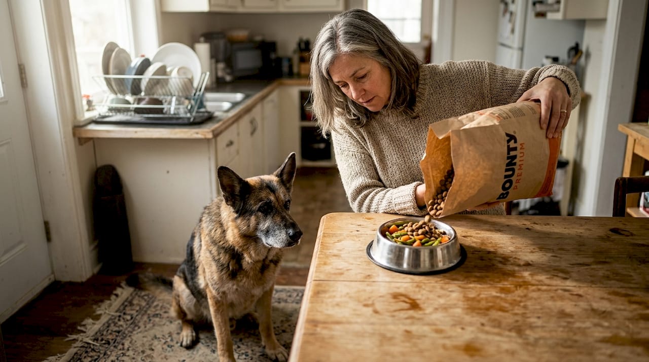 Comment préparer un repas adapté à un chien âgé