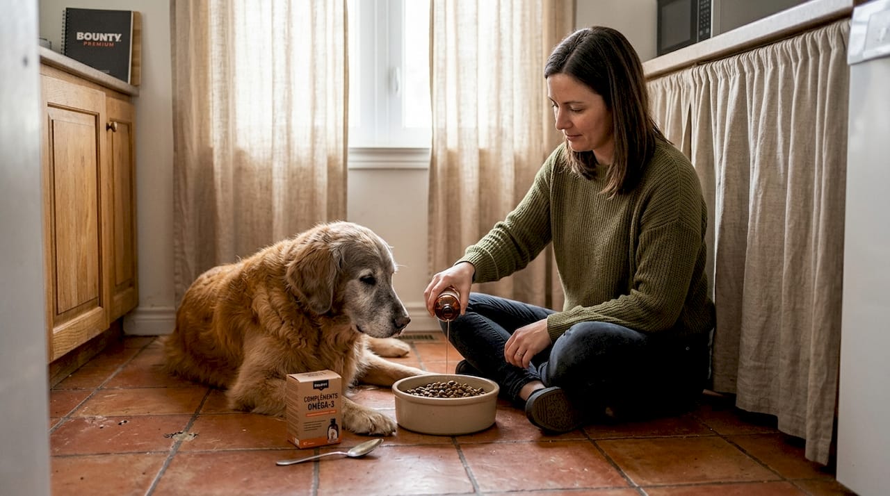 Intégrer des oméga-3 dans l’alimentation quotidienne de votre chien