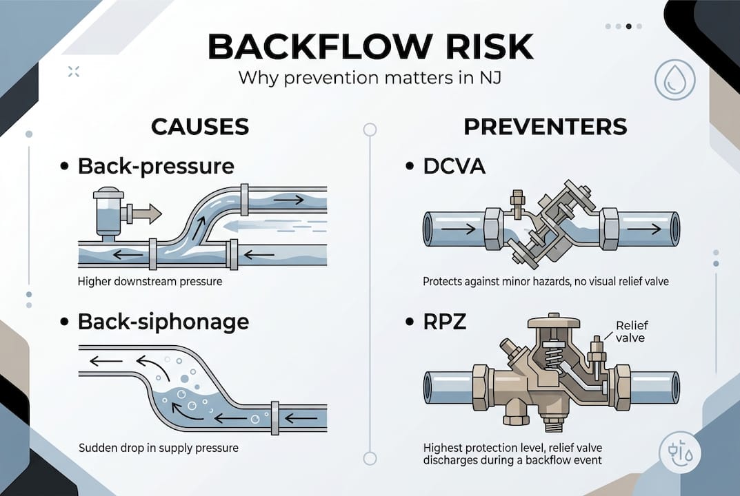 Infographic showing causes and preventers