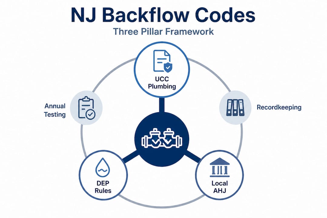 Hierarchy of NJ backflow compliance code pillars