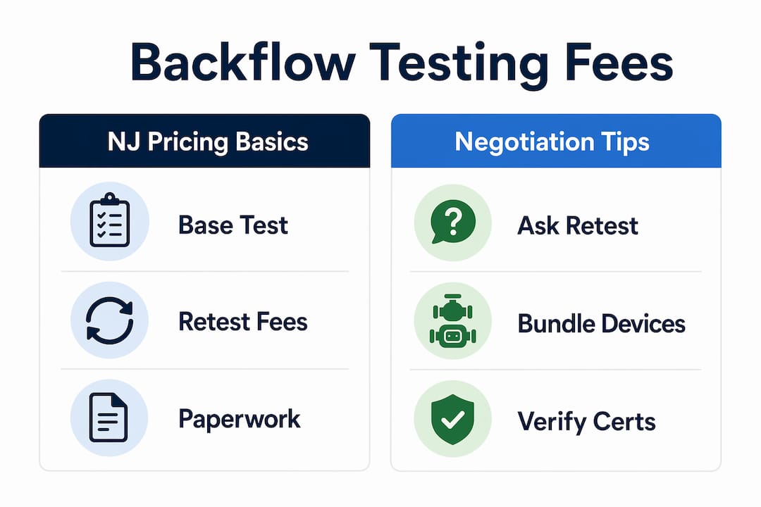 Split infographic comparing pricing and negotiation tips