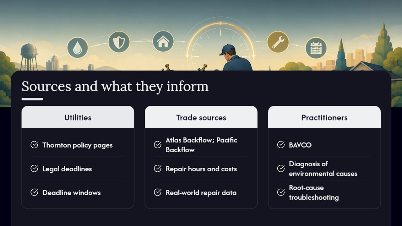 Where This Repair Timeline Guidance Comes From — overview diagram