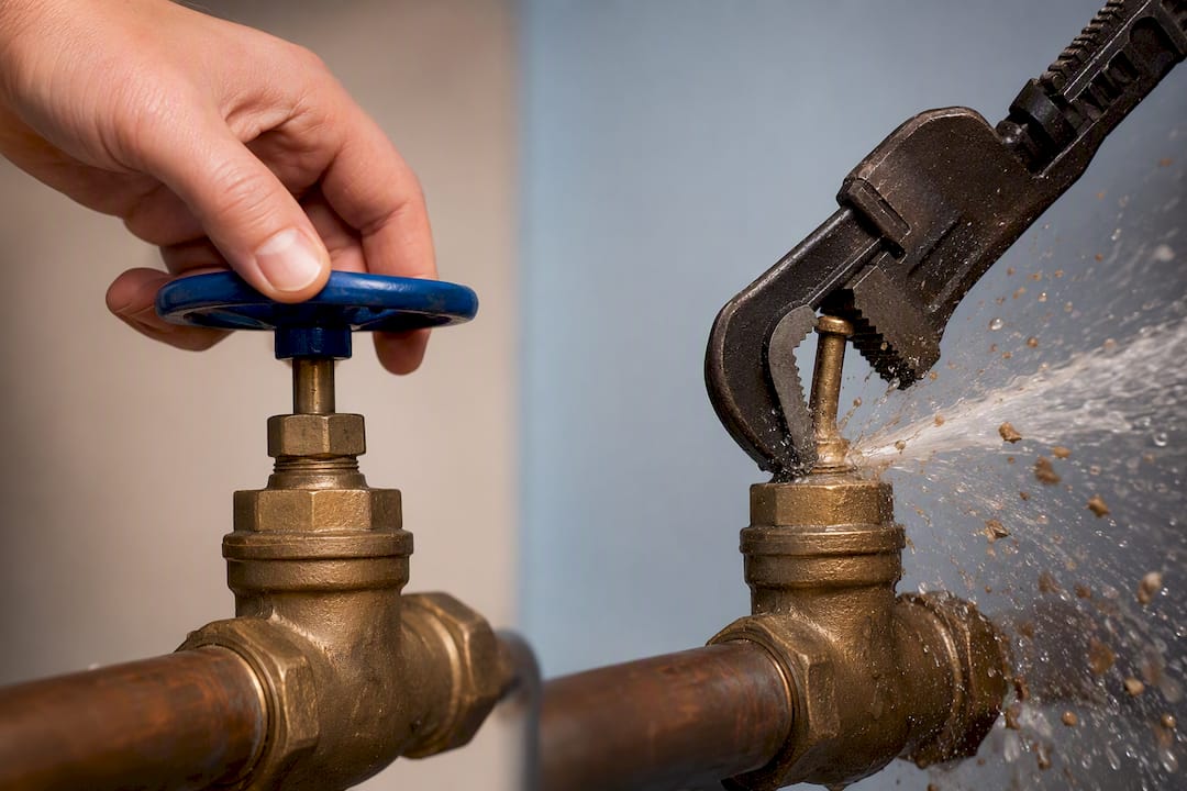 Safe valve handling versus forced stem damage
