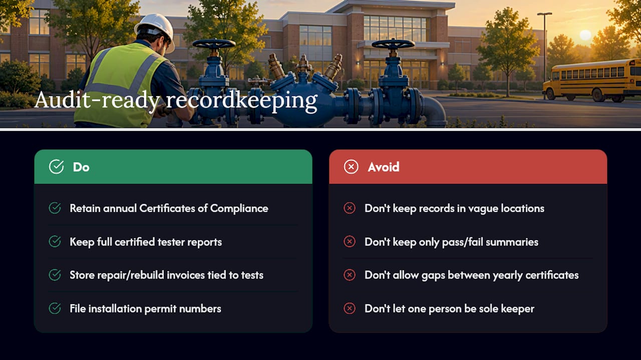 Keeping Records That Actually Hold Up to an Audit — overview diagram