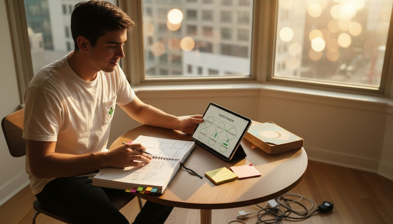 Person reviews sales pipeline stages workflow