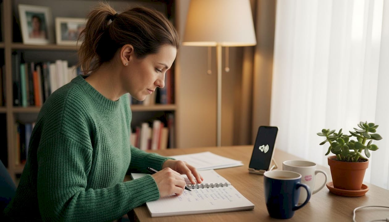 Agency sales rep on phone with lead
