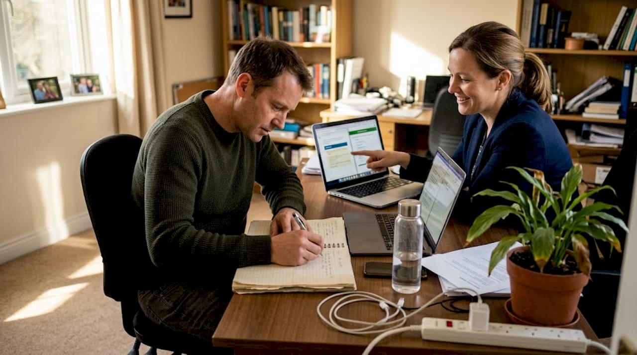 Indywidualna lekcja angielskiego z lektorem w domowym gabinecie