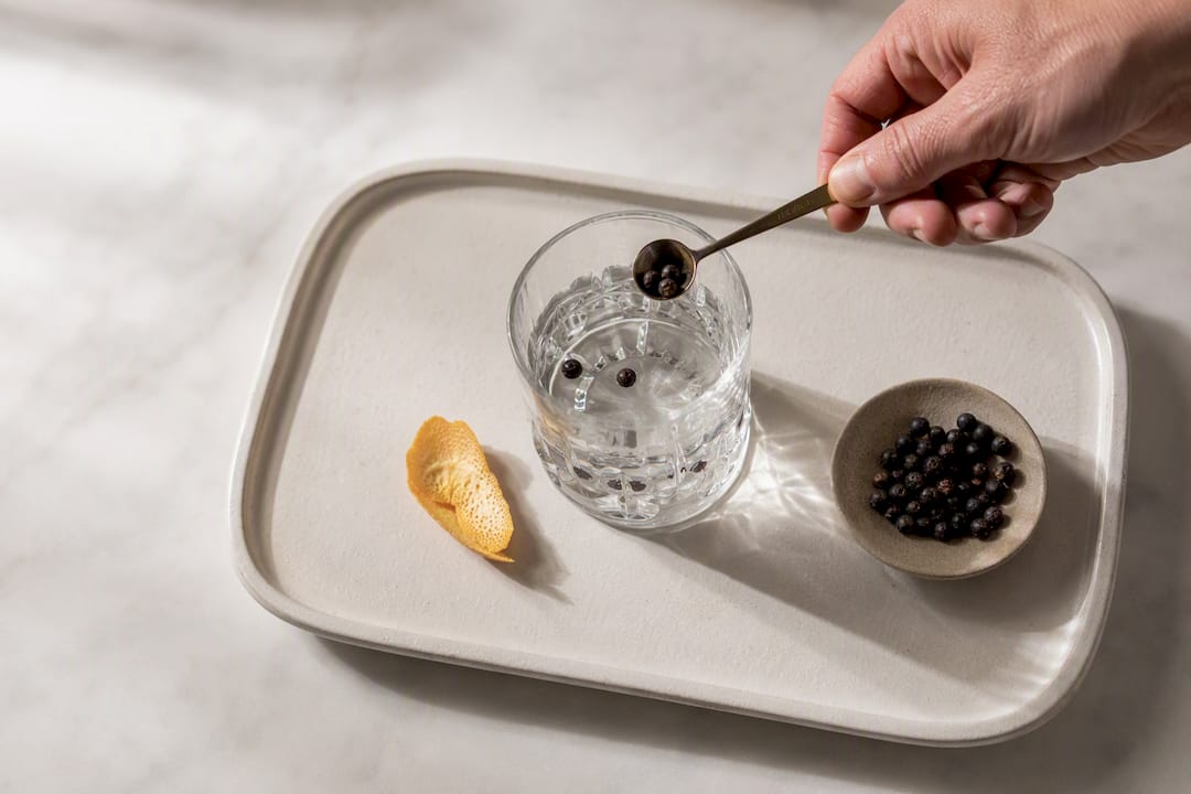 Nur wenige Botanicals werden beim Gin verwendet