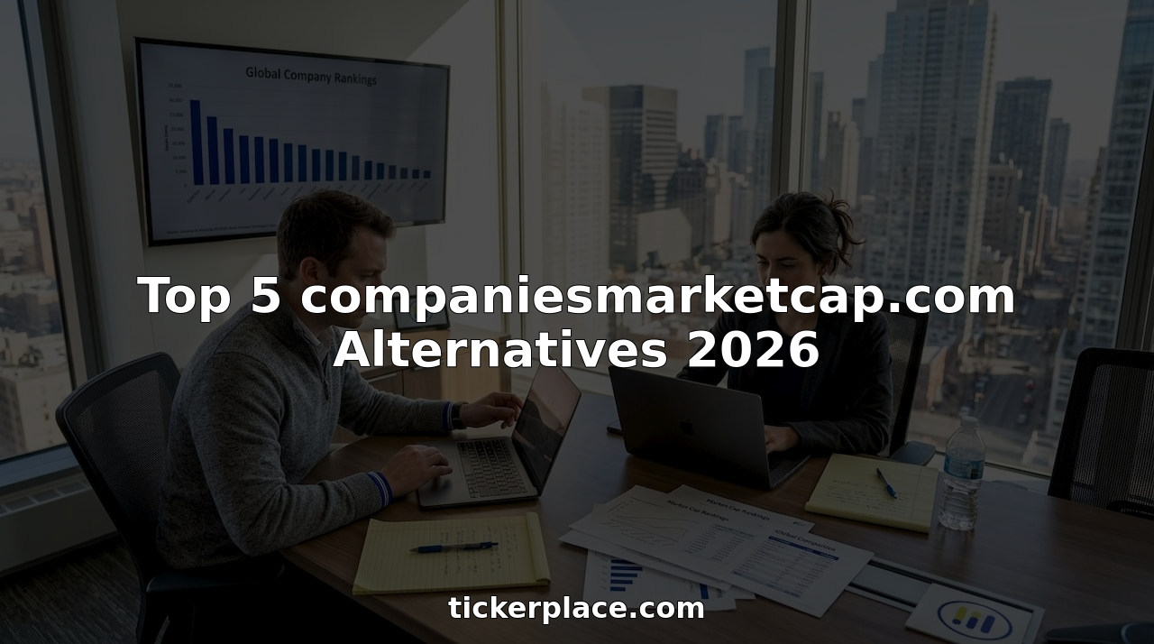 Analysts reviewing market data in corner office