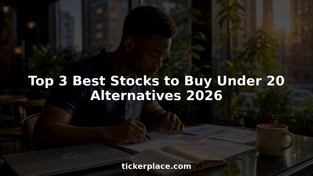 Featured image for Top 3 Best Stocks to Buy Under 20 Alternatives 2026 - Tickerplace blog