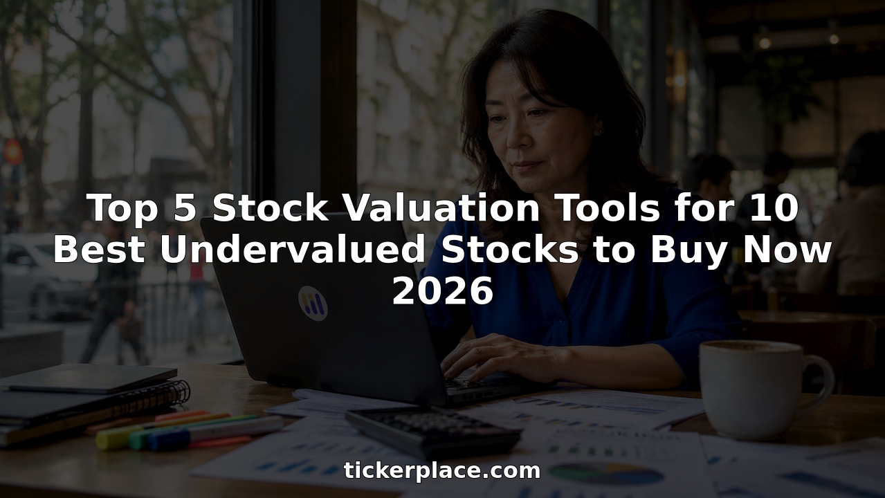 Featured image for Top 5 Stock Valuation Tools for 10 Best Undervalued Stocks to Buy Now 2026 - Tickerplace blog